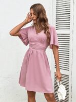 Rochie Scurta Bendine Roz