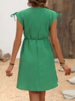 Rochie Scurta Kirka Verde - imagine 2