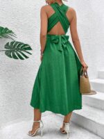 Rochie Lunga Norah Verde - imagine 2