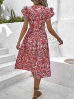 Rochie Midi Celia Multicolora - imagine 2
