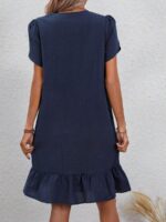 Rochie Scurta Tolva Bleumarin - imagine 2