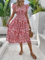 Rochie Midi Celia Multicolora - imagine 3