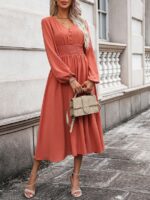 Rochie Lunga Stence Caramizie