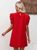 Rochie Scurta Reija Rosie cu Perle - imagine 2