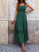 Rochie Lunga Ginne Verde - imagine 3