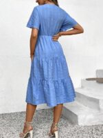 Rochie Midi Lisen Bleu - imagine 2