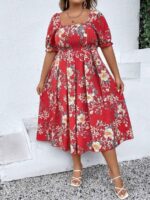 Rochie Midi Dafny Rosie cu Print Floral