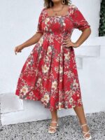 Rochie Midi Dafny Rosie cu Print Floral - imagine 3