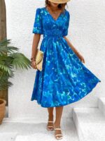 Rochie Midi Clarie Albastra - imagine 5