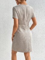 Rochie Scurta Colin Crem - imagine 2