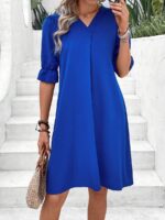 Rochie Scurta Liane Albastra
