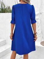 Rochie Scurta Liane Albastra - imagine 2