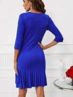 Rochie Scurta Sesilie Albastra - imagine 2