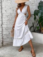 Rochie Lunga Freia Alba - imagine 4