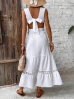 Rochie Lunga Freia Alba - imagine 2