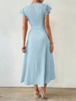 Rochie Lunga Abby Bleu Deschis - imagine 2
