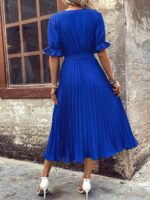 Rochie Lunga Manuela Albastra - imagine 2