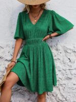 Rochie Scurta Camilla Verde - imagine 3