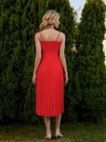 Rochie Midi Panisia Rosie Cu Pliuri - imagine 2