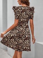 Rochie Scurta Chicago Cu Print Animal - imagine 2