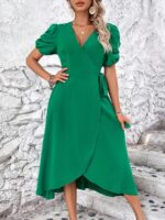 Rochie Midi Sara Verde - imagine 4