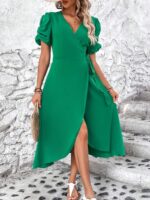 Rochie Midi Sara Verde - imagine 5