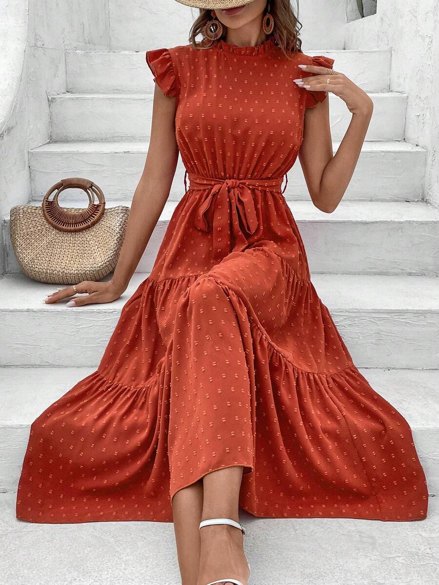 204 Rochie Lunga Haniki Maro Deschis Cu Cordon - imagine 1