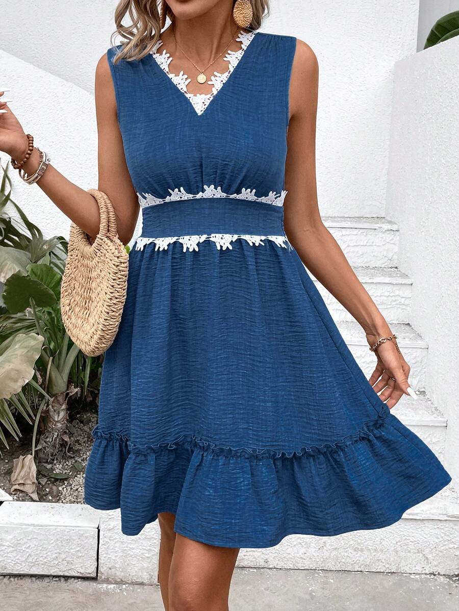 30 Rochie Scurta Mortine Albastra - imagine 1