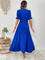 Rochie Lunga Delia Albastra - imagine 2