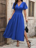 Rochie Lunga Bruno Albastra - imagine 3