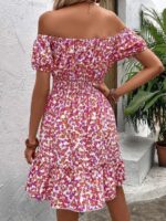 Rochie Scurta Pricella Alba Inflorata - imagine 2