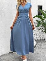 Rochie Lunga Liisa Albastru Deschis
