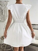 Rochie Scurta Darlyn Alba - imagine 2