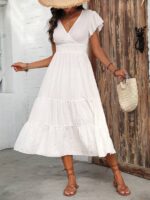 Rochie Lunga Roser Alba