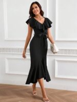 Rochie Lunga Evelyn Neagra
