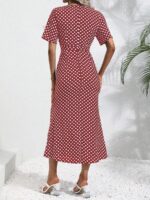Rochie Midi Reena Rosie cu Buline Albe - imagine 2