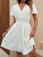 Rochie Scurta Gilbert Alba - imagine 4