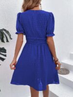 Rochie Scurta Nedia Albastra - imagine 2