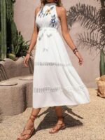 Rochie Lunga Jolien Alba - imagine 3