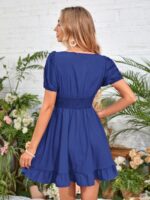 Rochie Scurta Mariona Albastra - imagine 2