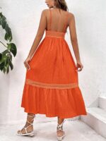 Rochie Lunga Gemma Portocalie - imagine 2
