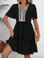 Rochie Scurta Yanara Neagra - imagine 3