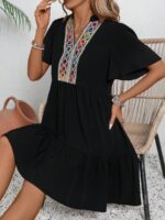 Rochie Scurta Yanara Neagra - imagine 5