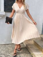 Rochie Midi Marta Crem Deschis - imagine 3