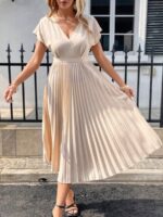 Rochie Midi Marta Crem Deschis - imagine 4