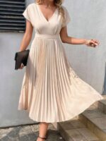 Rochie Midi Marta Crem Deschis - imagine 5