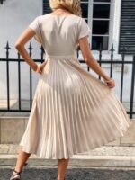 Rochie Midi Marta Crem Deschis - imagine 2