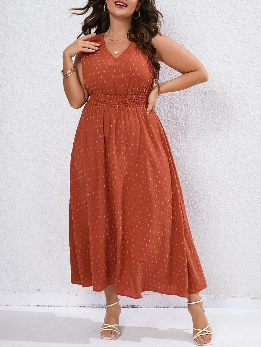 85 Rochie Lunga Alona Caramizie - Marimi Mari - imagine 1