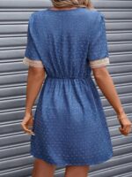 Rochie Scurta Dorde Albastra - imagine 2