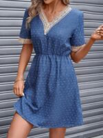 Rochie Scurta Dorde Albastra - imagine 3